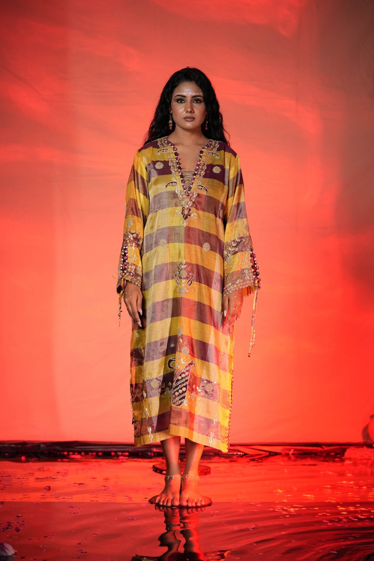 Shehnaaz Long Kaftaan Set