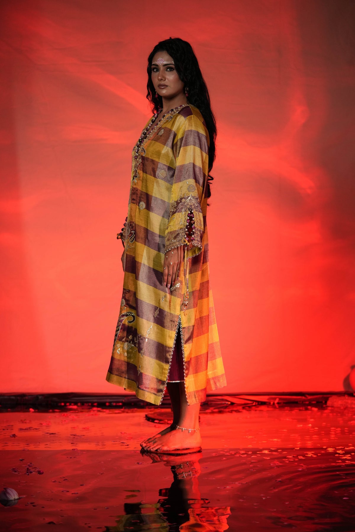 Shehnaaz Long Kaftaan Set