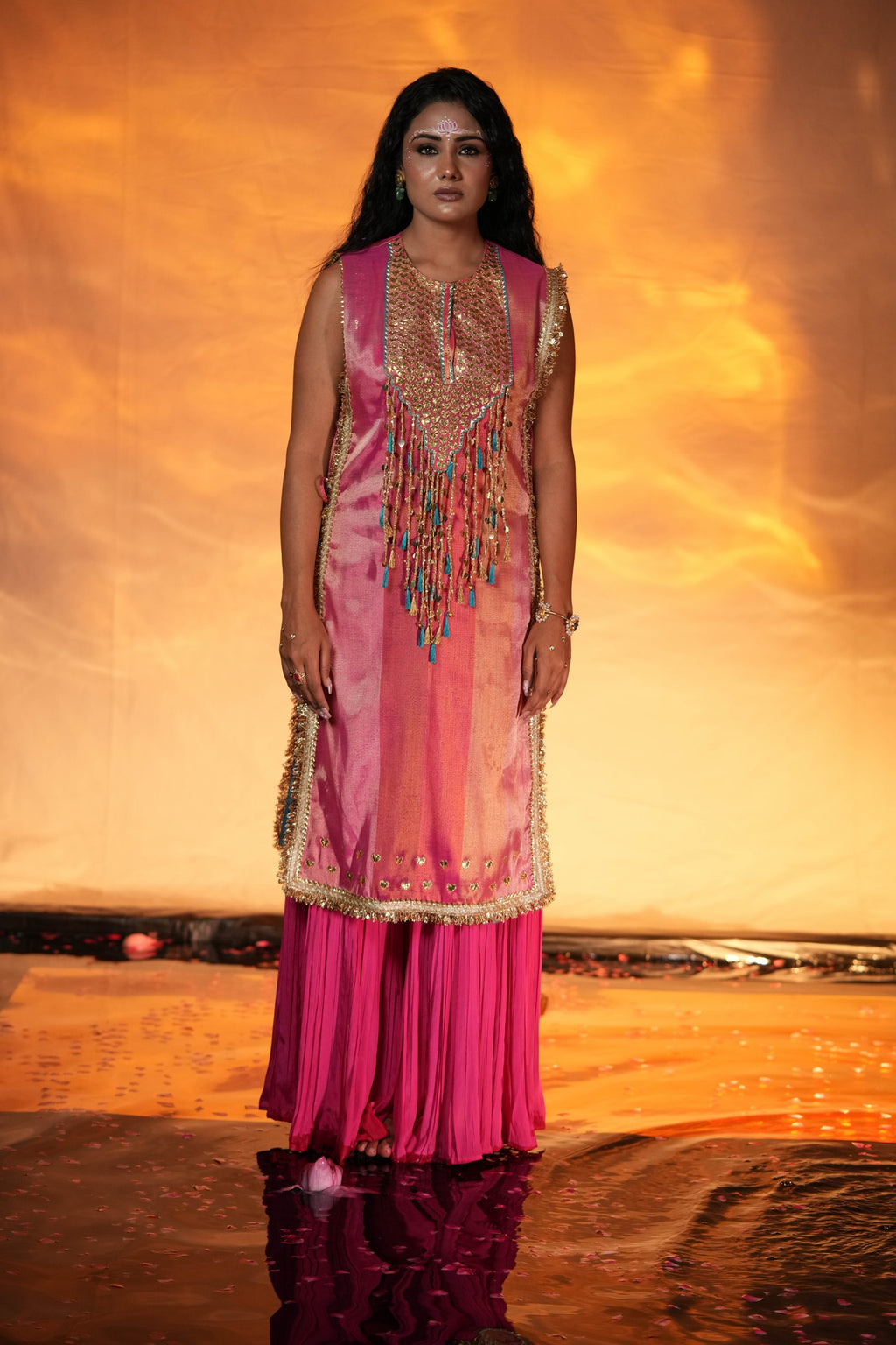Gulnaar Kurta Sharara Set