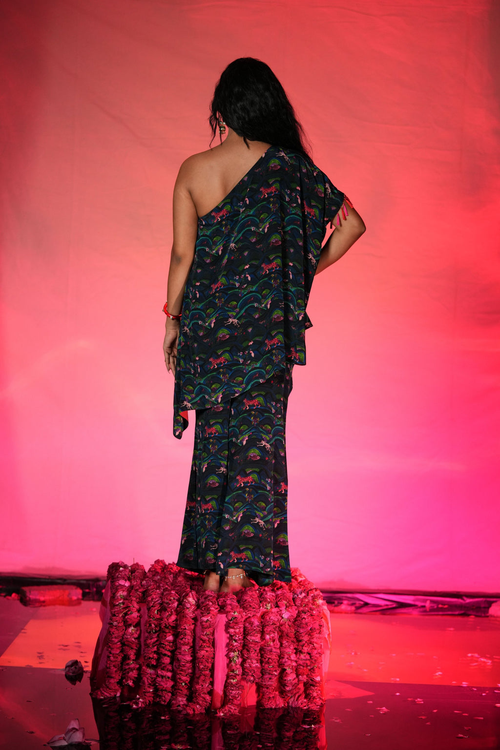 Nilofar Off Shoulder Top Pant Set