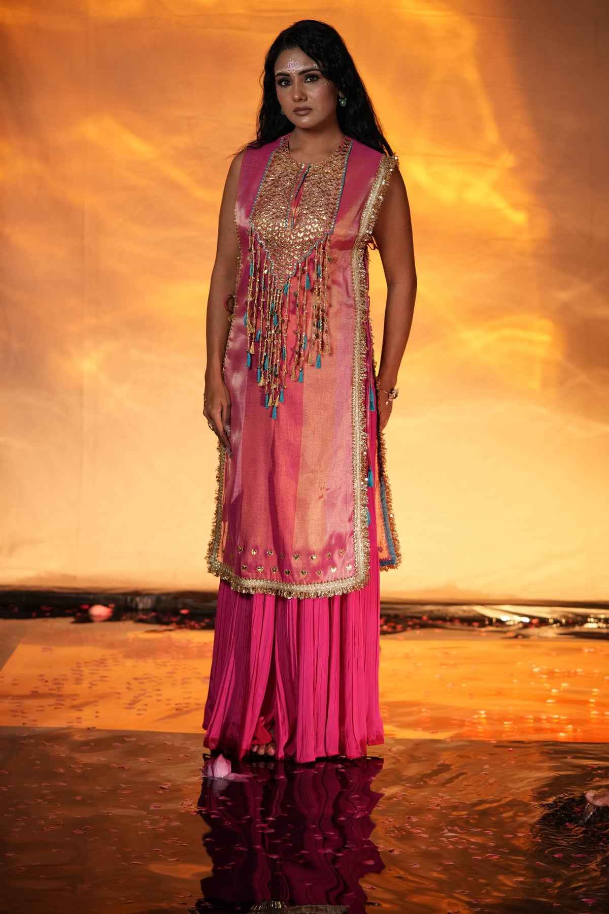 Gulnaar Kurta Sharara Set