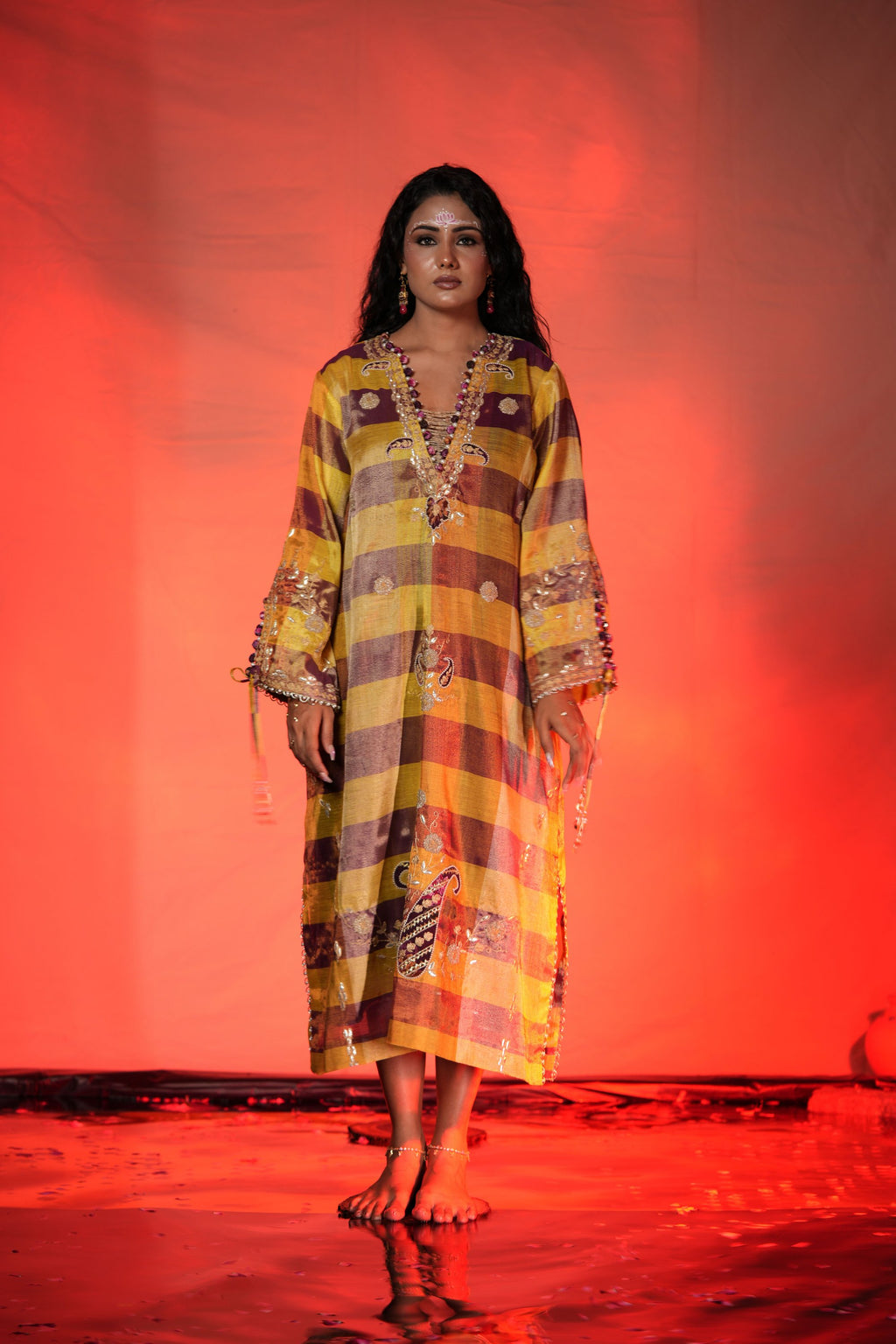 Shehnaaz Long Kaftaan Set