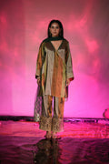 Hariyali Angrakha Kurta Set