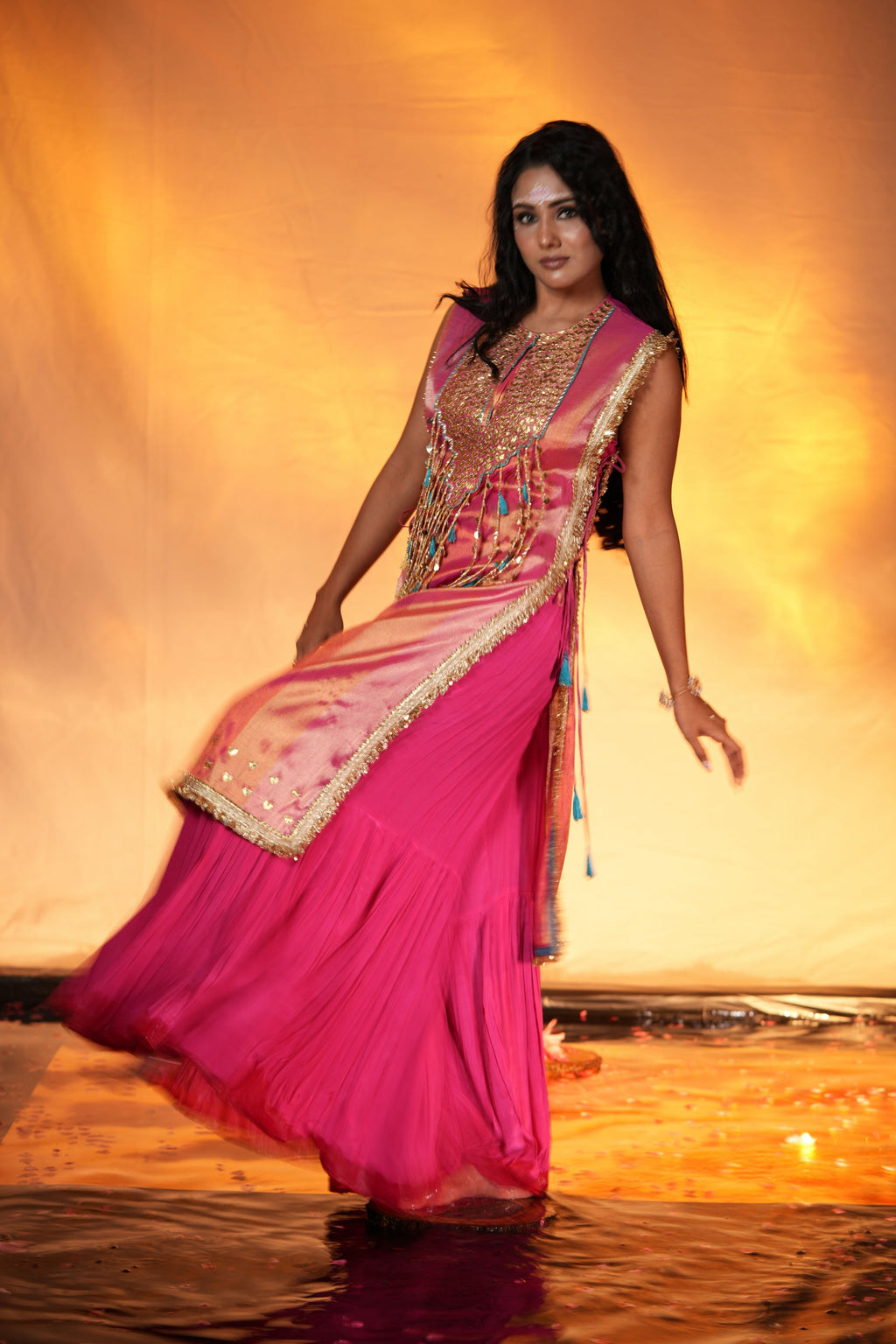 Gulnaar Kurta Sharara Set
