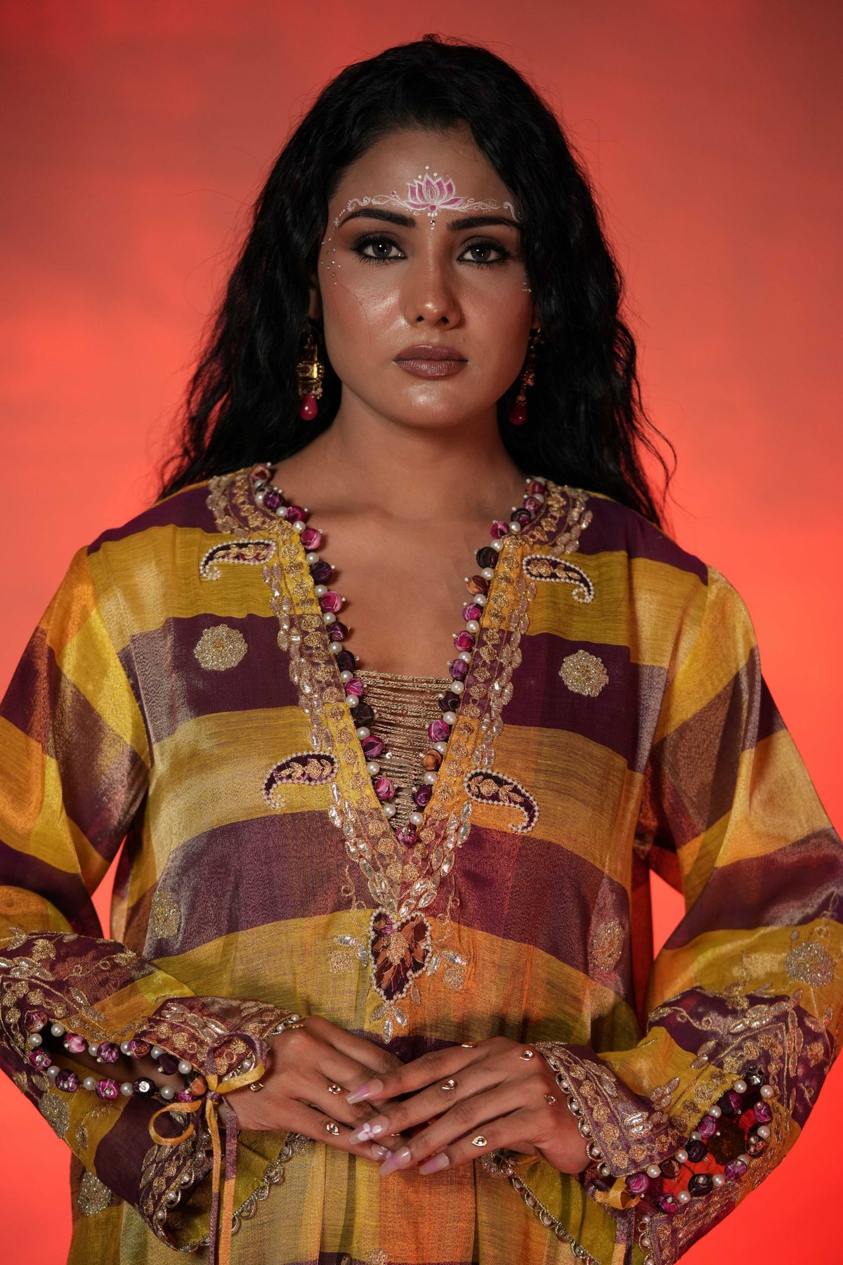 Shehnaaz Long Kaftaan Set
