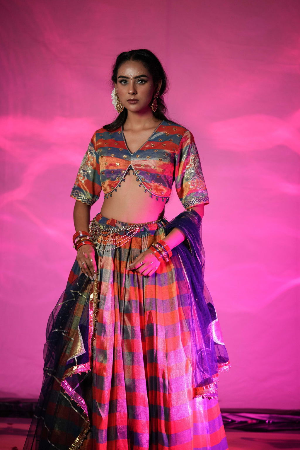 Ishani Banarasi Lehenga Set
