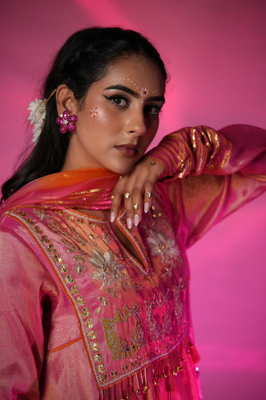Padmini Long Anarkali Set
