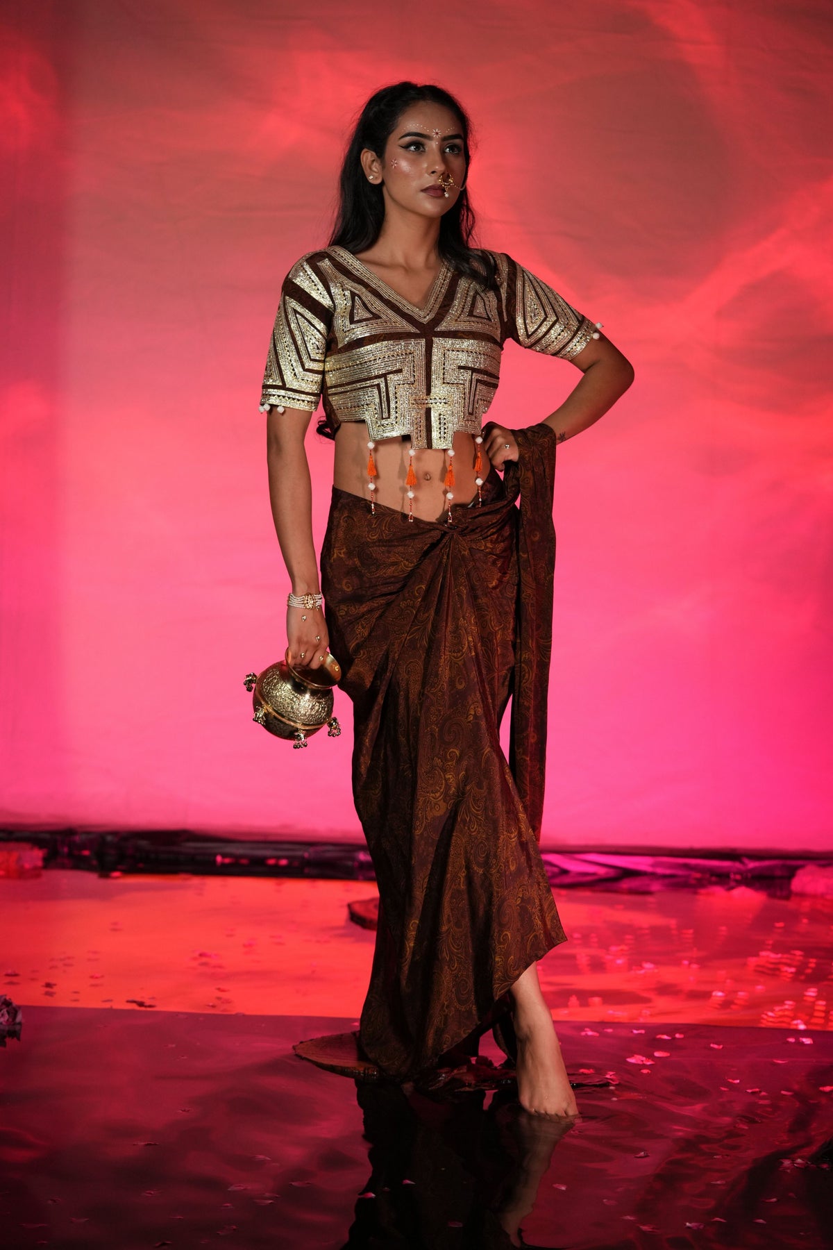 Saanjh Choli Skirt Set