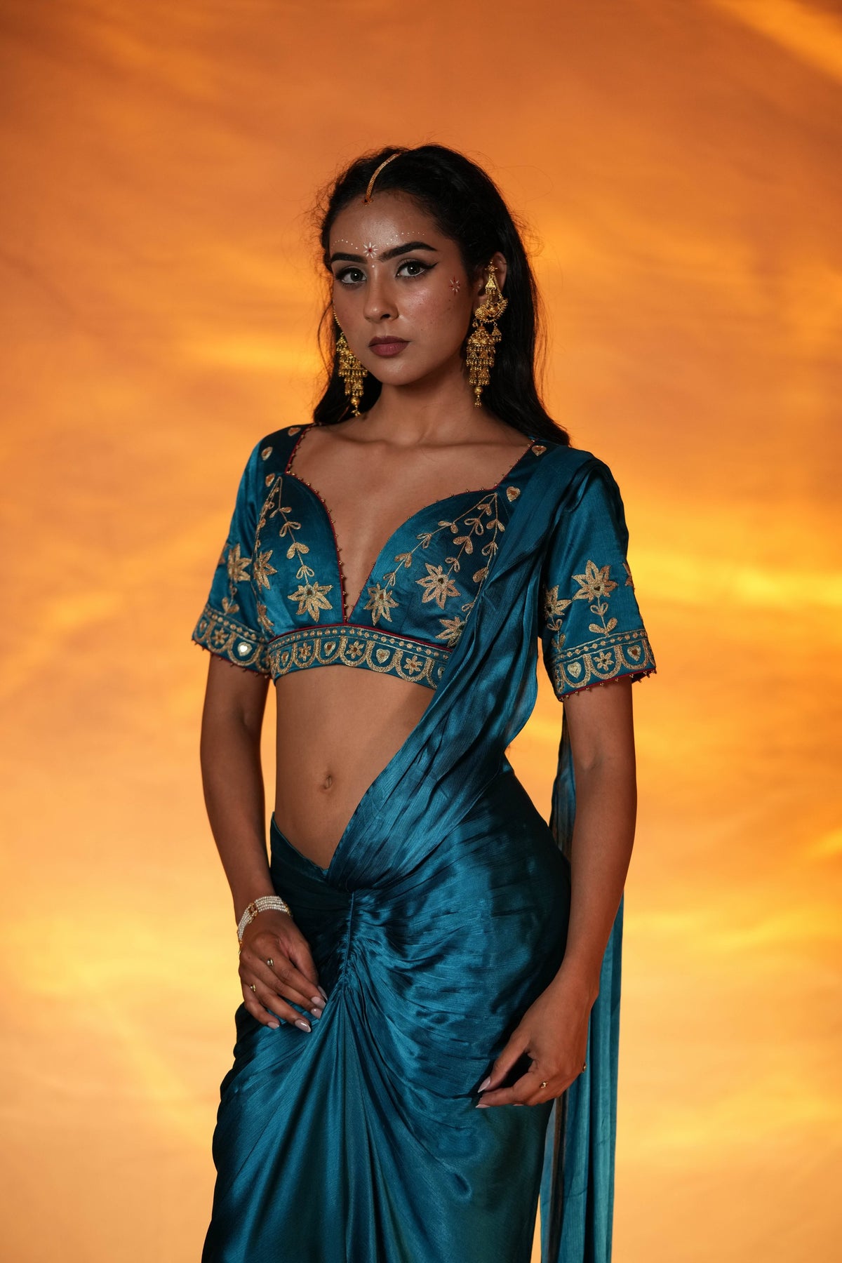 Neelam Blouse Skirt Set