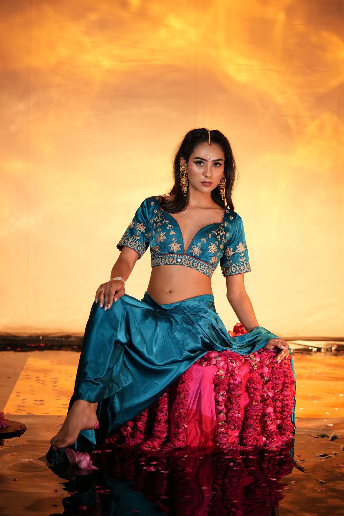 Neelam Blouse Skirt Set