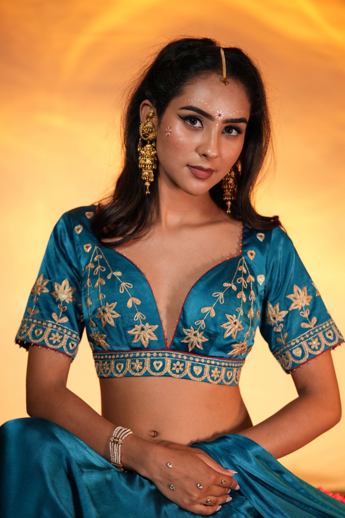 Neelam Blouse Skirt Set