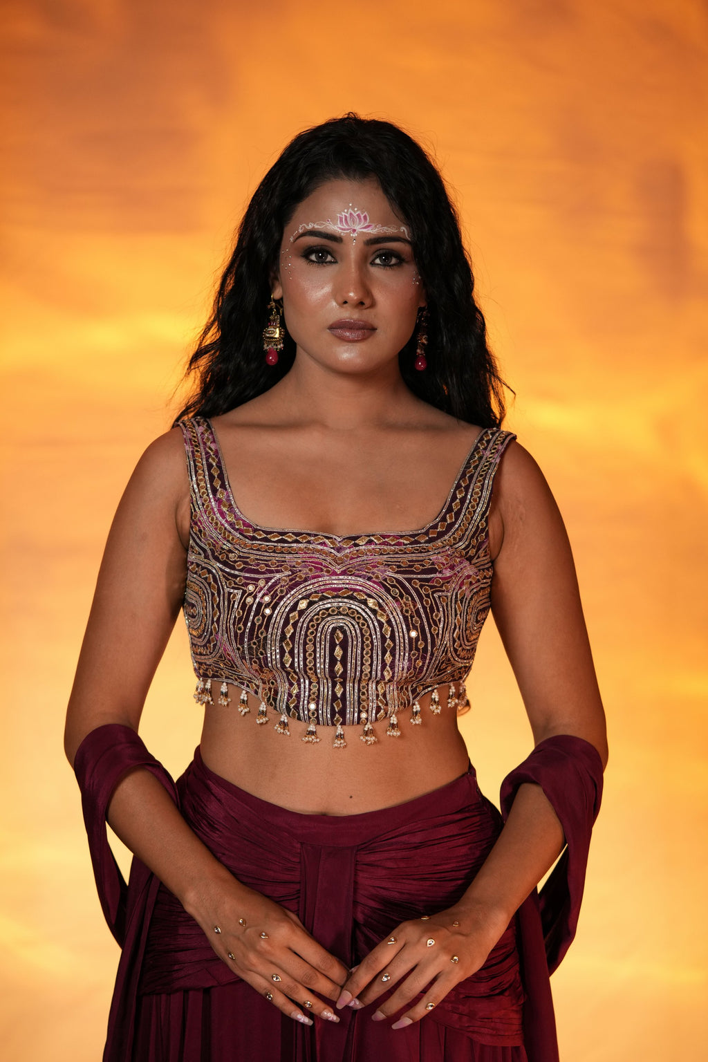 Meera Blouse Skirt Set