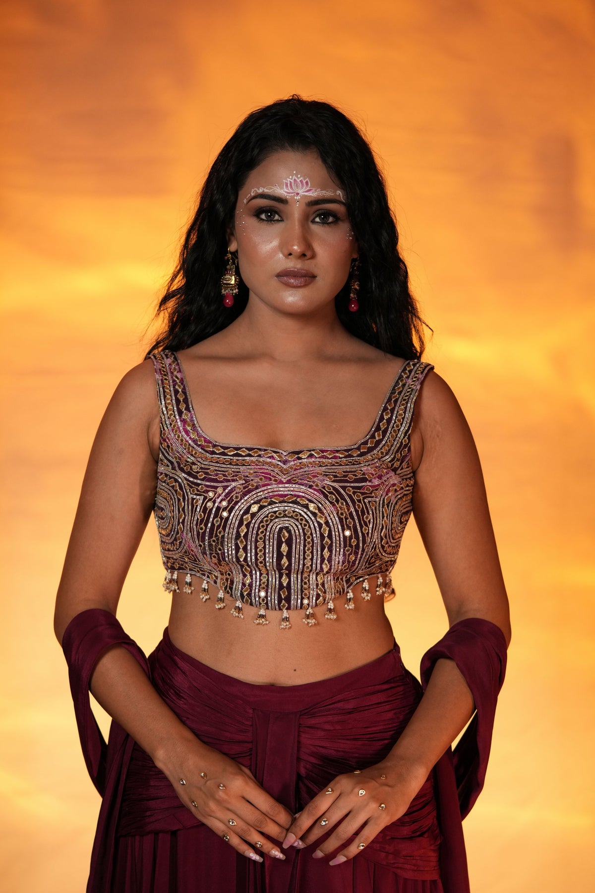 Meera Blouse Skirt Set