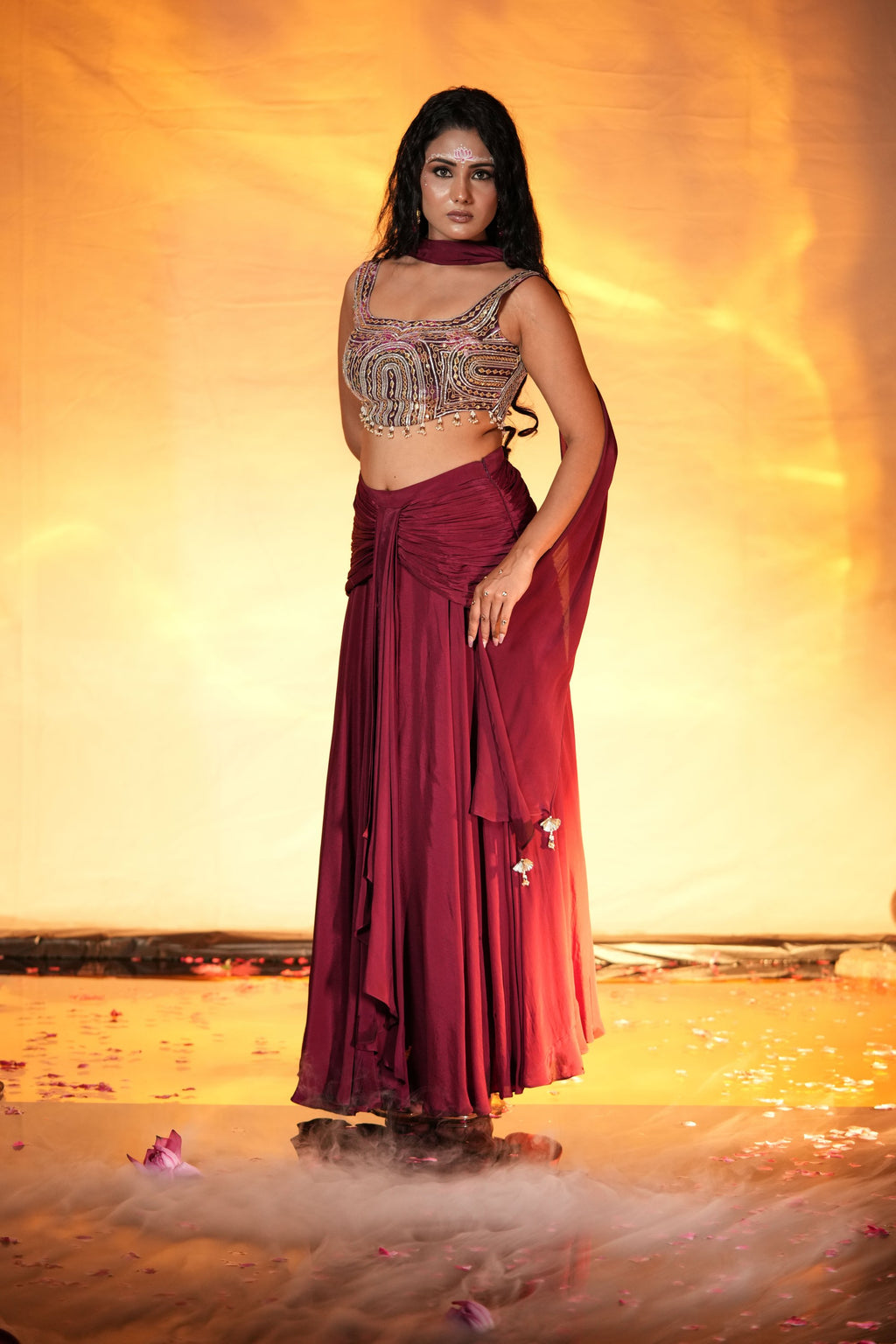 Meera Blouse Skirt Set