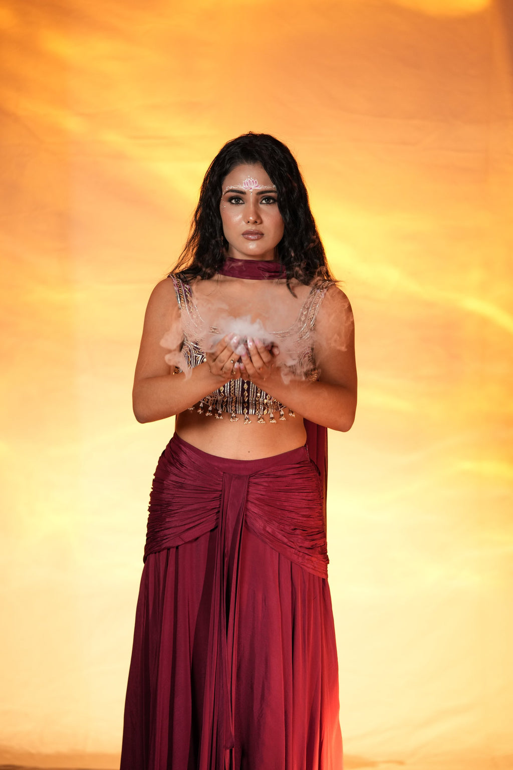 Meera Blouse Skirt Set